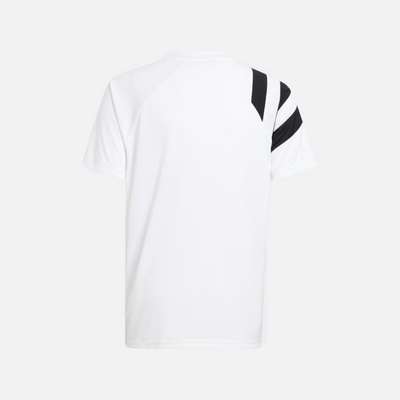 Adidas Fortore 23 Kids Unisex Football Jersey (10-14 Years)-White/Black