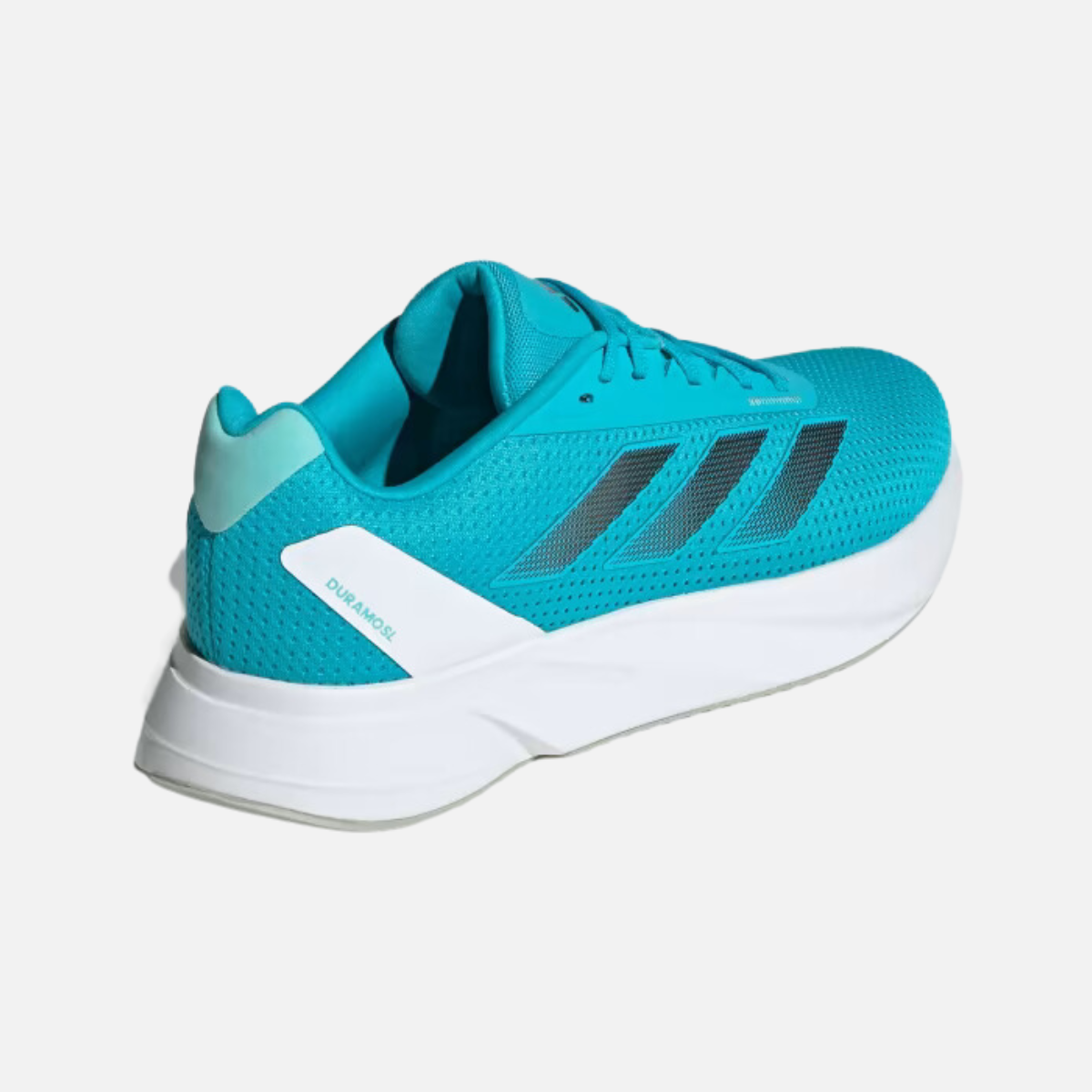 Adidas Duramo SL Men's Running Shoes -Lucid Cyan/Black Blue Met./Cloud White