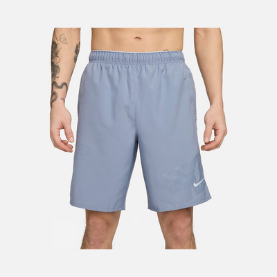 Nike Challenger Men's Dri-FIT 23cm (approx.) Unlined Running Shorts -Ashen Slate/Light Armoury Blue/Black/Light Armoury Blue