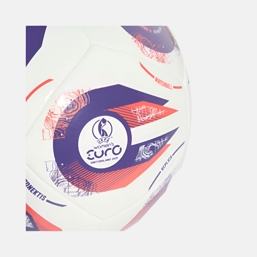 Adidas Euro25 Club Women's Football -White/Pantone/Pantone