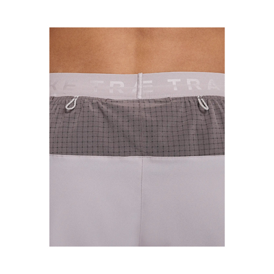 Nike Trail Dri-FIT 15cm (approx.) Brief-Lined Men's Running Shorts -College Grey/Cave Stone/Barely Volt/Black