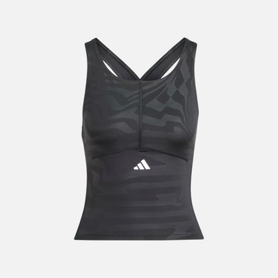 Adidas Techfit Printed Women's Training Crop Tank top -Black