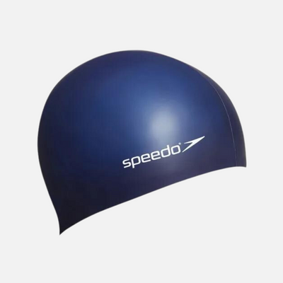 Speedo Flat Silicon Adult Cap -Navy