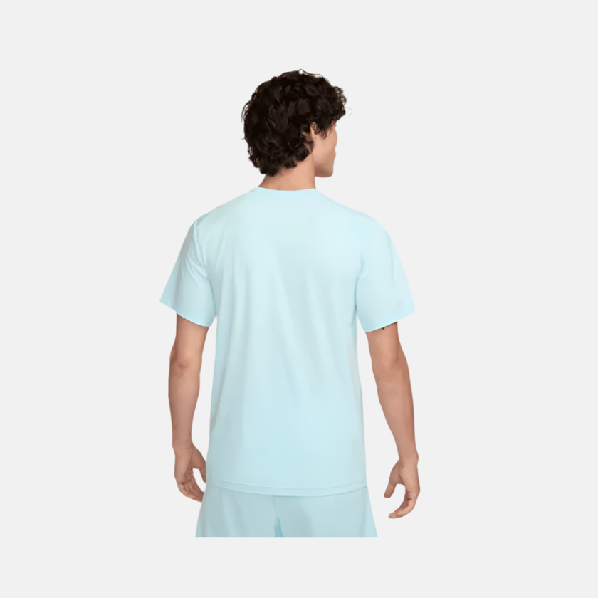 Nike Dri-FIT UV Hyverse Short-Sleeve Fitness Men's T-shirt -Mint Blue