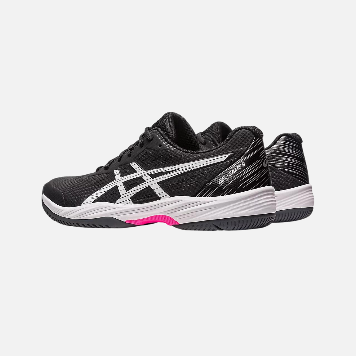 Asics GEL-GAME 9 Men's Tennis Shoes -Black/Hot Pink