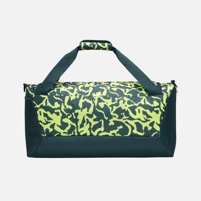 Nike Brasilia Duffel Bag (Medium, 60L) - Deep Jungle/Light Lemon Twist/White