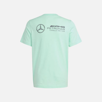 ADIDAS KIDS MERCEDES - AMG PETRONAS FORMULA ONE TEAM PREMIUM WOVEN GRAPHIC TEE