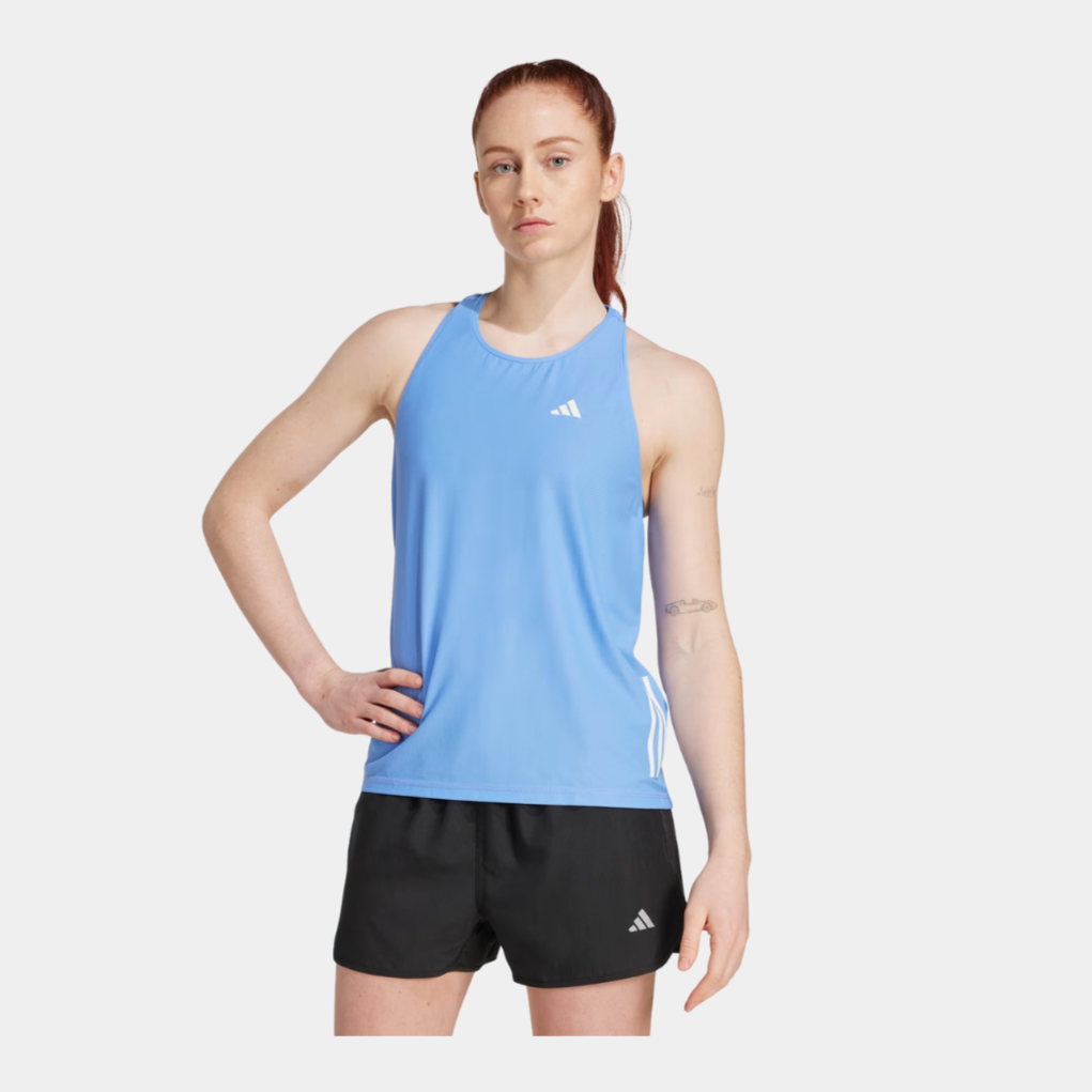 Adidas Own The Run womens Tank Top - blue