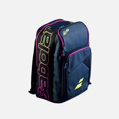BABOLAT PURE AREO RAFA G2 TENNIS BACKPACK BLUE/YELLOW/PINK – Gambol BABOLAT PURE AREO RAFA G2 TENNIS BACKPACK BLUE/YELLOW/PINK – Gambol