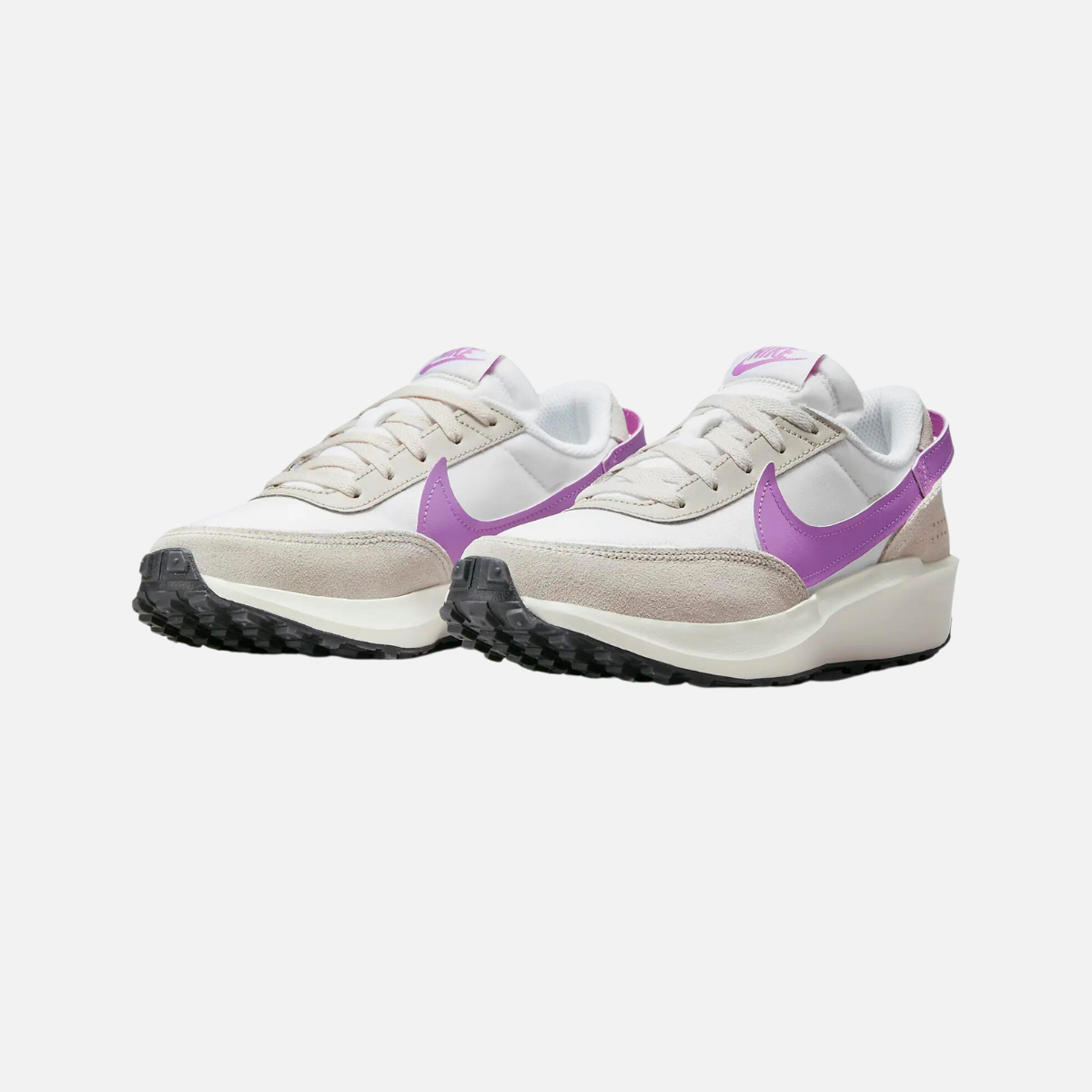 Nike Waffle Debut Women's Shoes -White/Light Orewood Brown/Sail/Rush Fuchsia