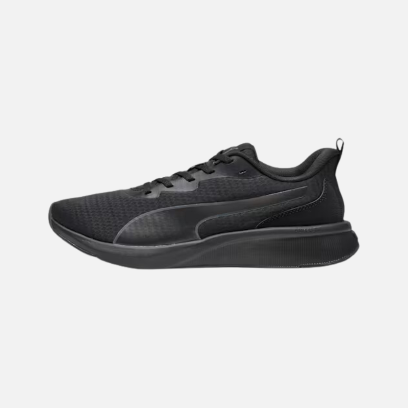 Puma Flyer Lite Unisex Running Shoes -Black/Cool Dark Gray