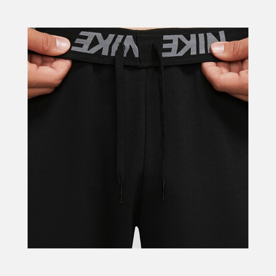 Nike Dri-FIT Men's Tapered Training Trousers -Black/White