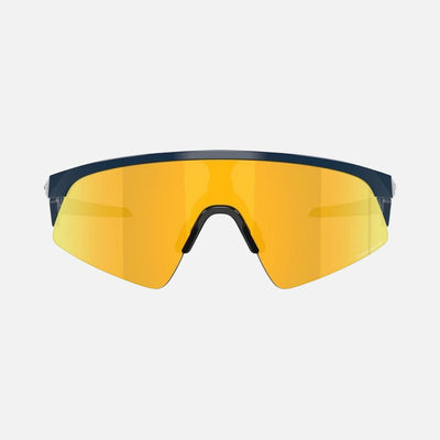 Oakley Youth Resistor Sweep Sunglasses Polished Abyss/Prizm 24K Lenses