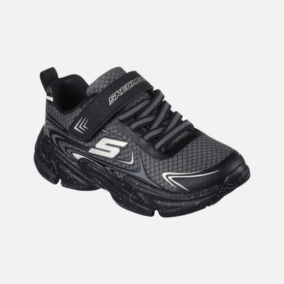 Skechers Wavetronic-Ravlor Kids Shoes (4-12 Year) -Charcoal/Black