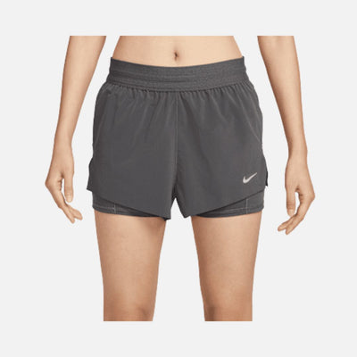 Nike Swift Women's Dri-FIT Mid-Rise 2-in-1 Running Shorts