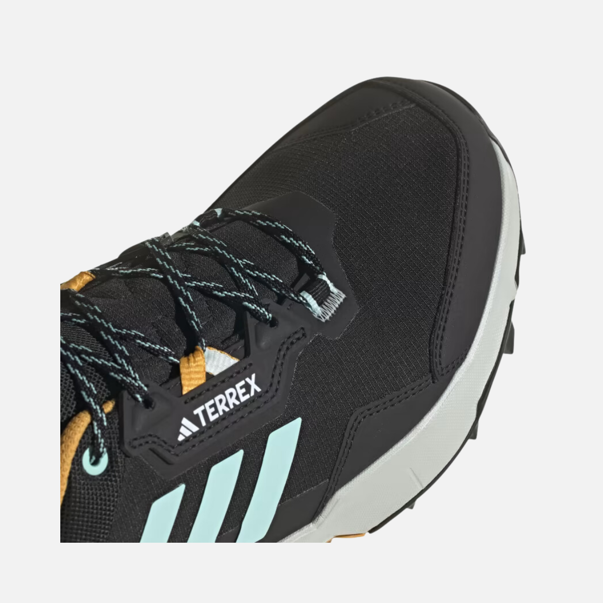 Adidas Terrex Ax4 Gore-Tex Men's Hiking Shoes -Core Black/Semi Flash Aqua/Preloved Yellow