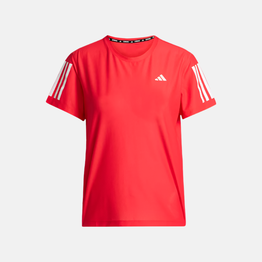 Adidas Own The Run Women's Running T-shirt - Pure Ruby