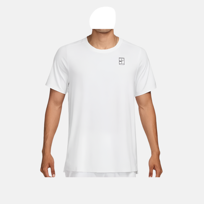 Nike Court Advantage Dri-FIT Tennis T-shirt -White