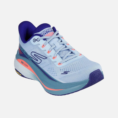 Skechers MAX CUSHIONING PROPULSION Womens Walking shoes -LIGHT BLUE/NAVY