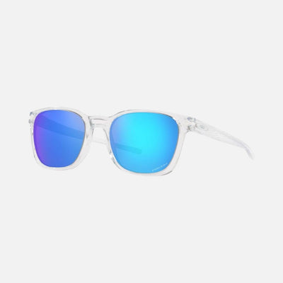 Oakley Ojector Sunglasses Polished Clear/Prizm Sapphire Lenses
