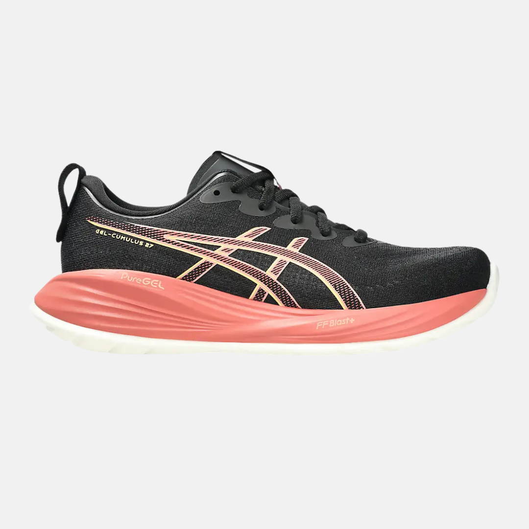 ASICS GEL-CUMULUS™ 27 womens Running Shoes - BALCK/ORANGE GLOW