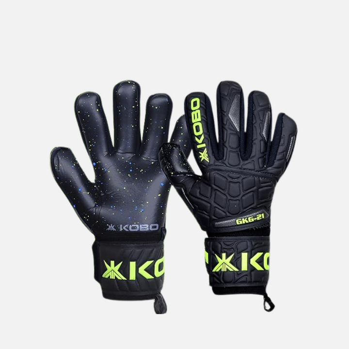 Kobo GKG 21 Football Goal Keeper Gloves Adult Black Gambol