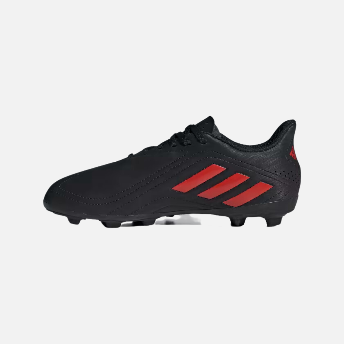 Adidas Deportivo Flexible Ground Kids Football Shoes -Core Black/Active Red/Cloud White