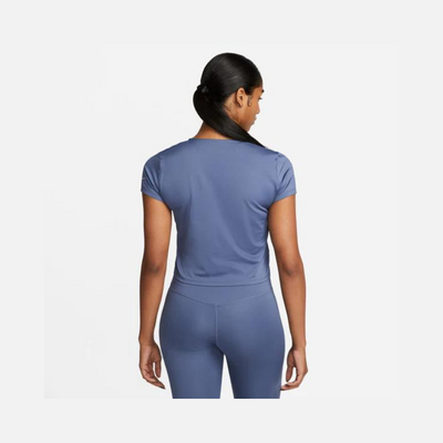 Nike Dri-Fit Short Sleeve Women's Top -Blue