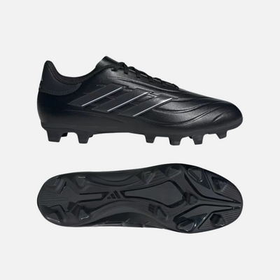 Adidas Cops Pure II Club Flexible Ground Unisex Football Shoes -Core Black/Carbon/Grey One