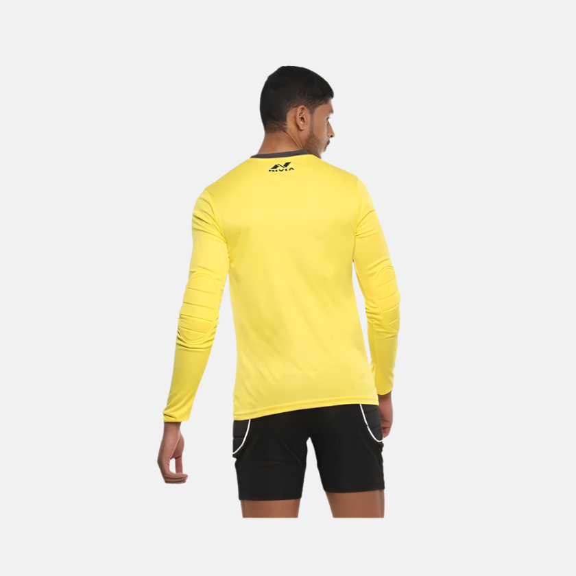 Nivia Armour Men's Goalkeeper Jersey -Lemon Yellow/Black