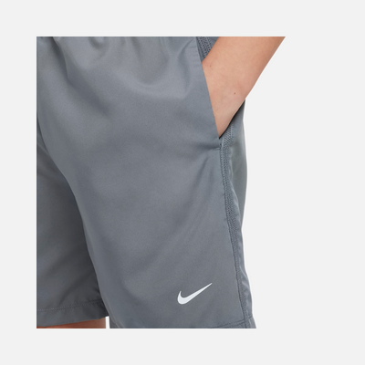 Nike Multi Older Kids Boys Dri-FIT Training Shorts -Smoke Grey/White