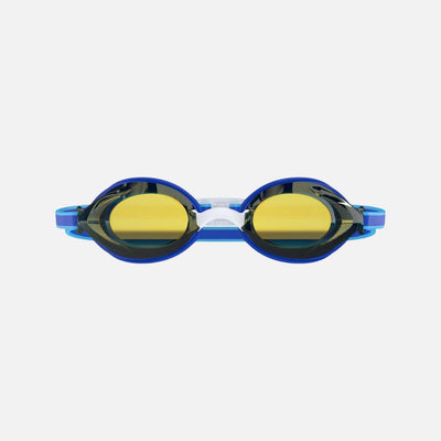 Speedo Unisex Kids Vanquisher 3.0 Mirror Lens Swim Goggles (Age Range - 6-14 Years) - Blue