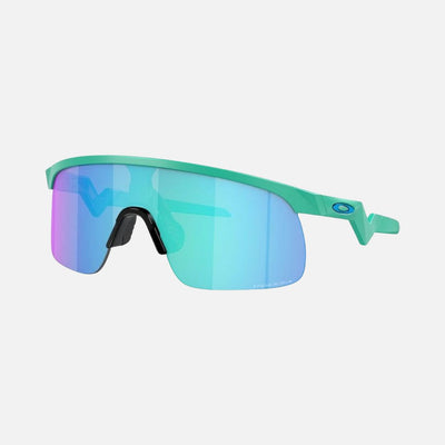 Oakley Youth Resistor Sunglasses Matte Celeste/Prizm Sapphire Lenses