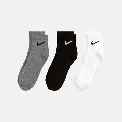 Nike Everyday Lightweight Training Ankle Socks (3 Pairs) -Multi-Colour