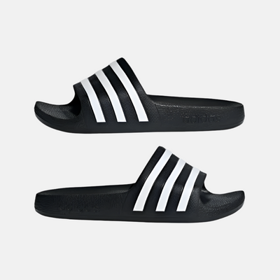 Adilette Aqua Kids Unisex Slides -Core Black/Cloud White/Core Black