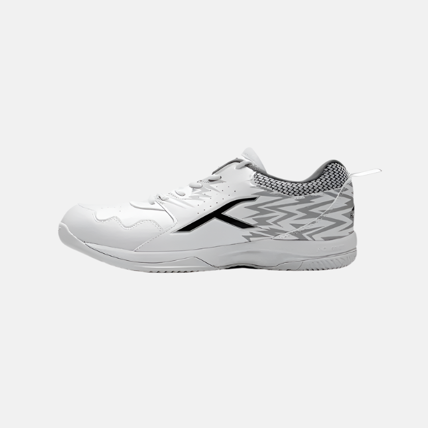 Hundred CourtFuse Men's Tennis Shoes -White/Light Grey/Black