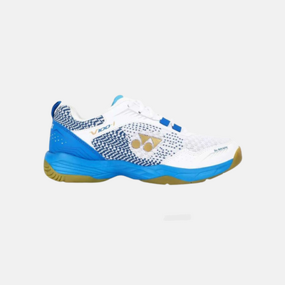 Yonex V100-I Men’s Badminton Shoes – White/Blue Hawaii