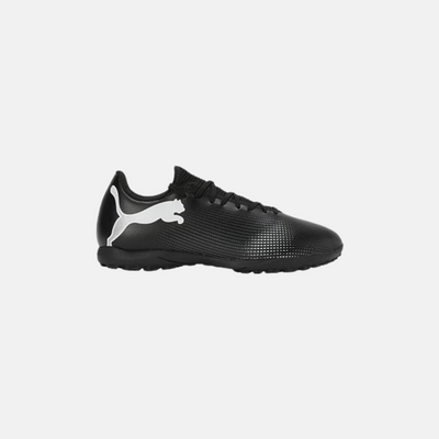 Puma Men Future 7 Play TT Football Shoe - Black/White