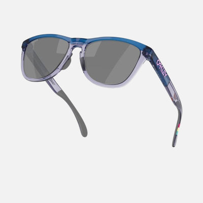 Oakley Frogskins Range Sunglasses Matte Transparent Blue/Prizm Black Lenses