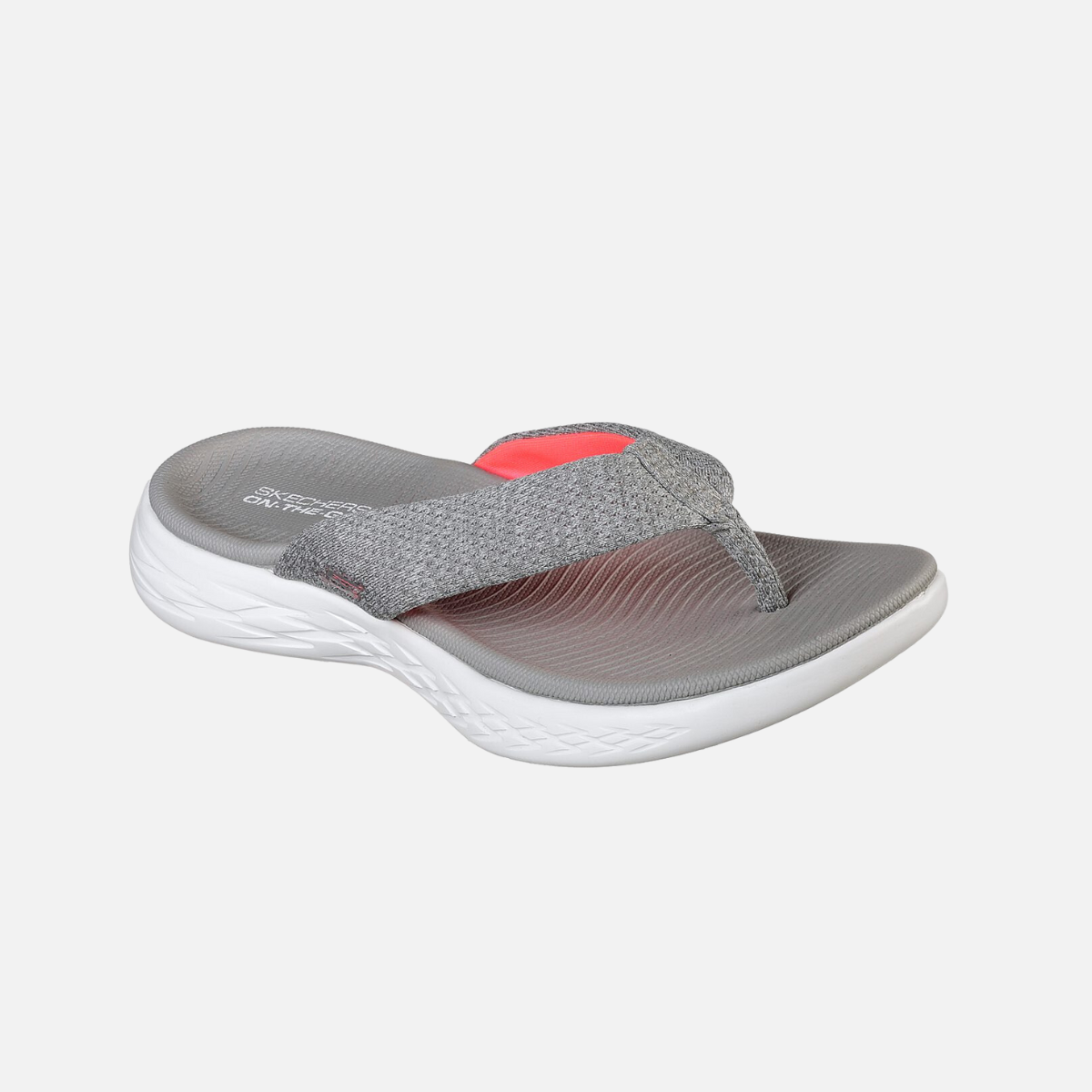 Skechers On-The-Go 600 Preferred Women's Slide -Gray/Pink
