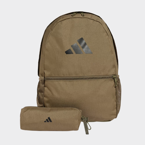 ADIDAS Backpack With Pencil Case - OLIVE