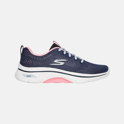 Skechers GO WALK Arch Fit® 2.0 Vivid Sunset Womens - Navy/Pink