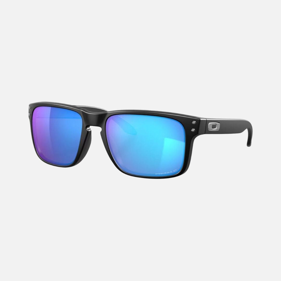 Oakley Holbrook Sunglasses Matte Black/Prizm Sapphire Polarised Lenses