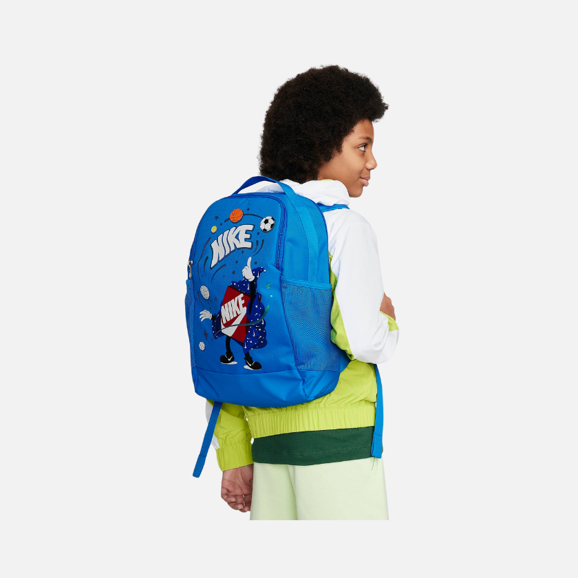 Nike Brasilia Kids' Backpack (12L) -Photo Blue/Photo Blue/White