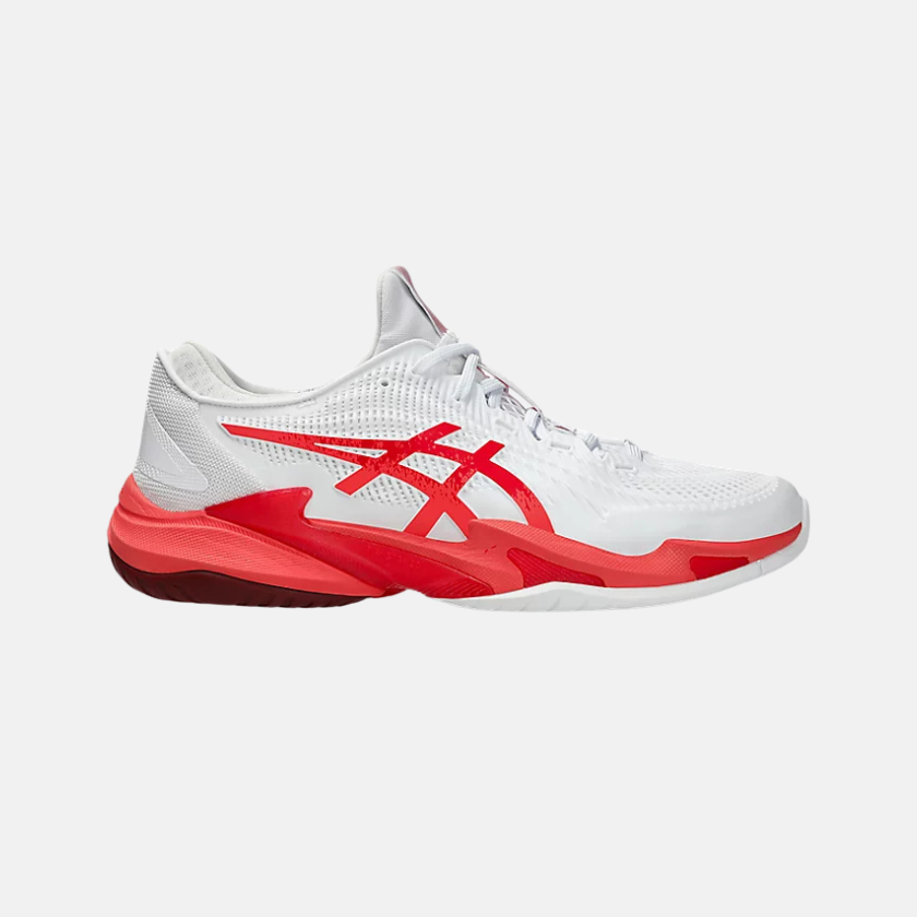ASICS COURT FF™ 3 NOVAK Men's Tennis Shoes - White/Electric Red