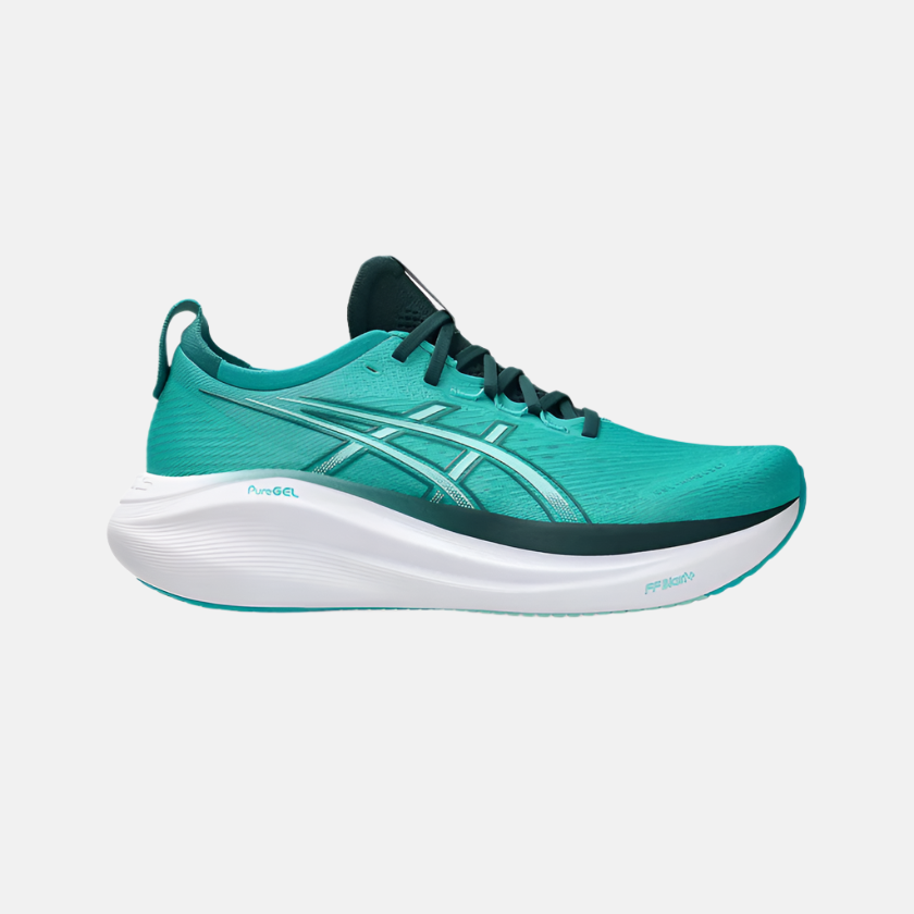 Asics GEL-NIMBUS 27 Men's Running Shoes -Wave Teal/Saxon Green