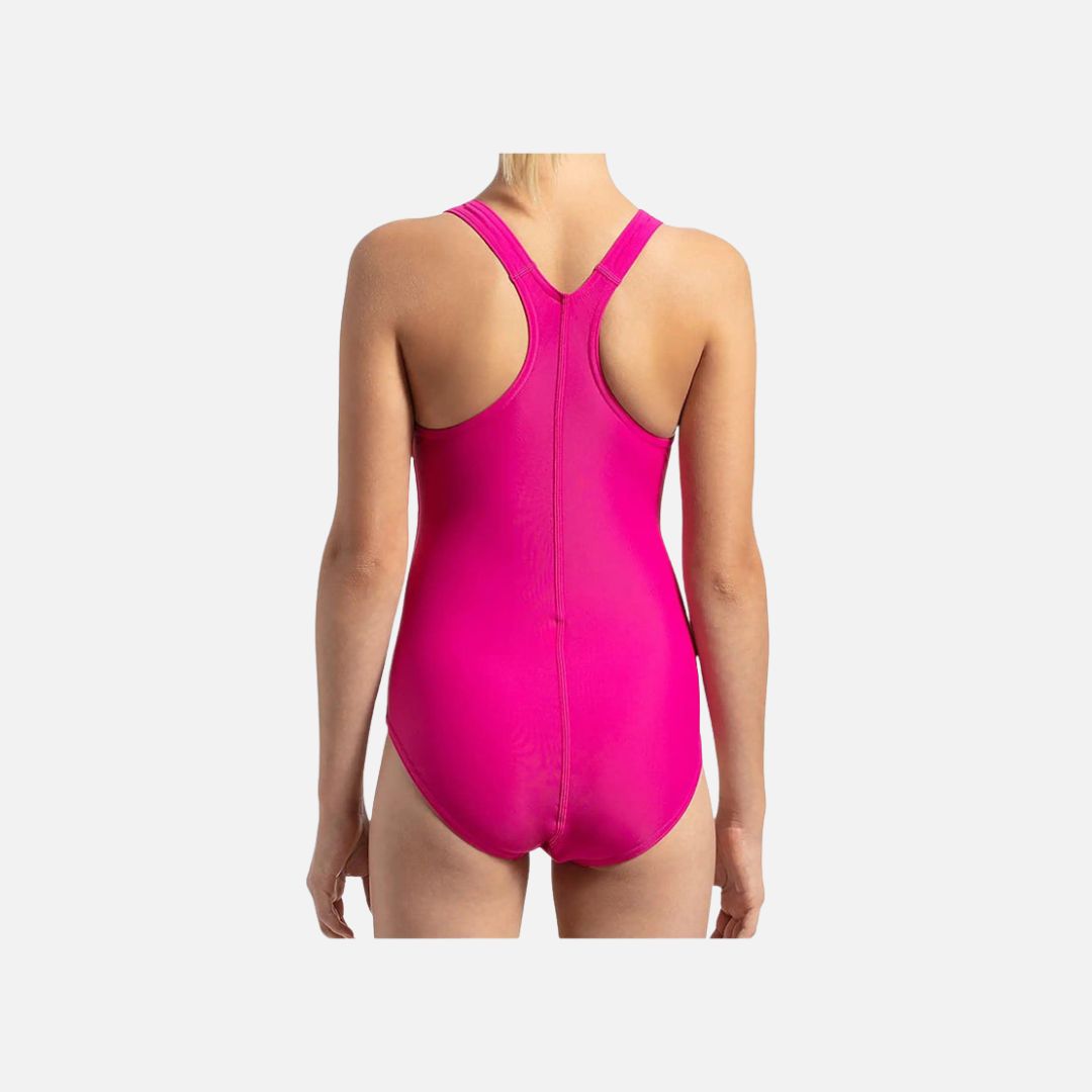 Speedo Girl's Endurance 10 Lycra Racerback Swimwear - Electric Pink & True Navy