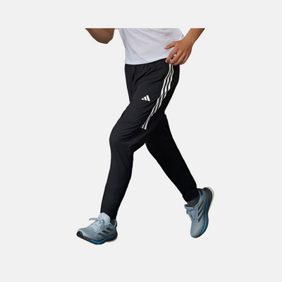 Adidas Own The Run 3 Stripes Men's Running Pant -Black