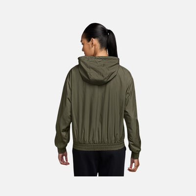 Nike Women's Classic Woven Loose UV Protection Hooded Jacket