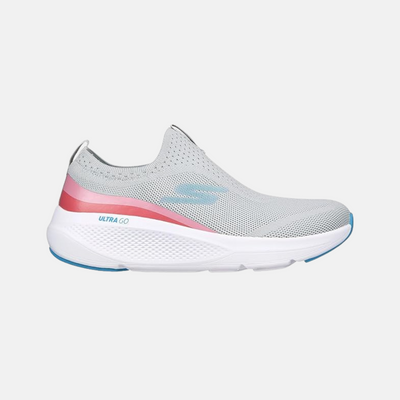 Skechers Women’s Go Run Elevate Hot Streak Running Shoe — Grey/Pink
